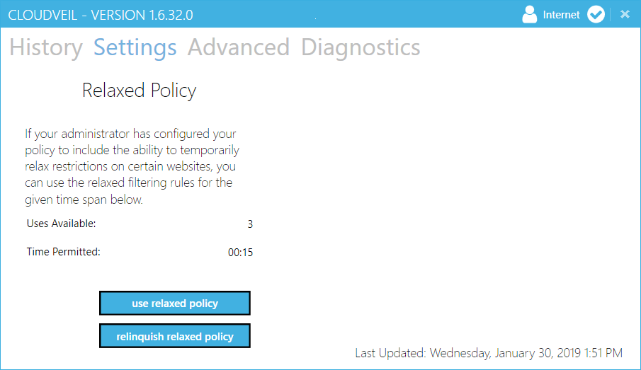 CloudVeil for Windows CloudVeil