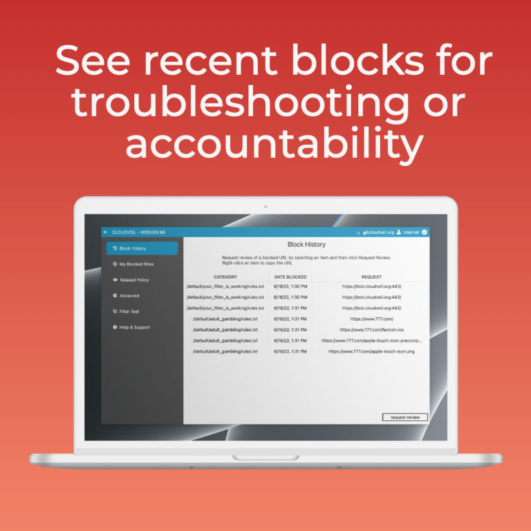 CloudVeil for Mac CloudVeil