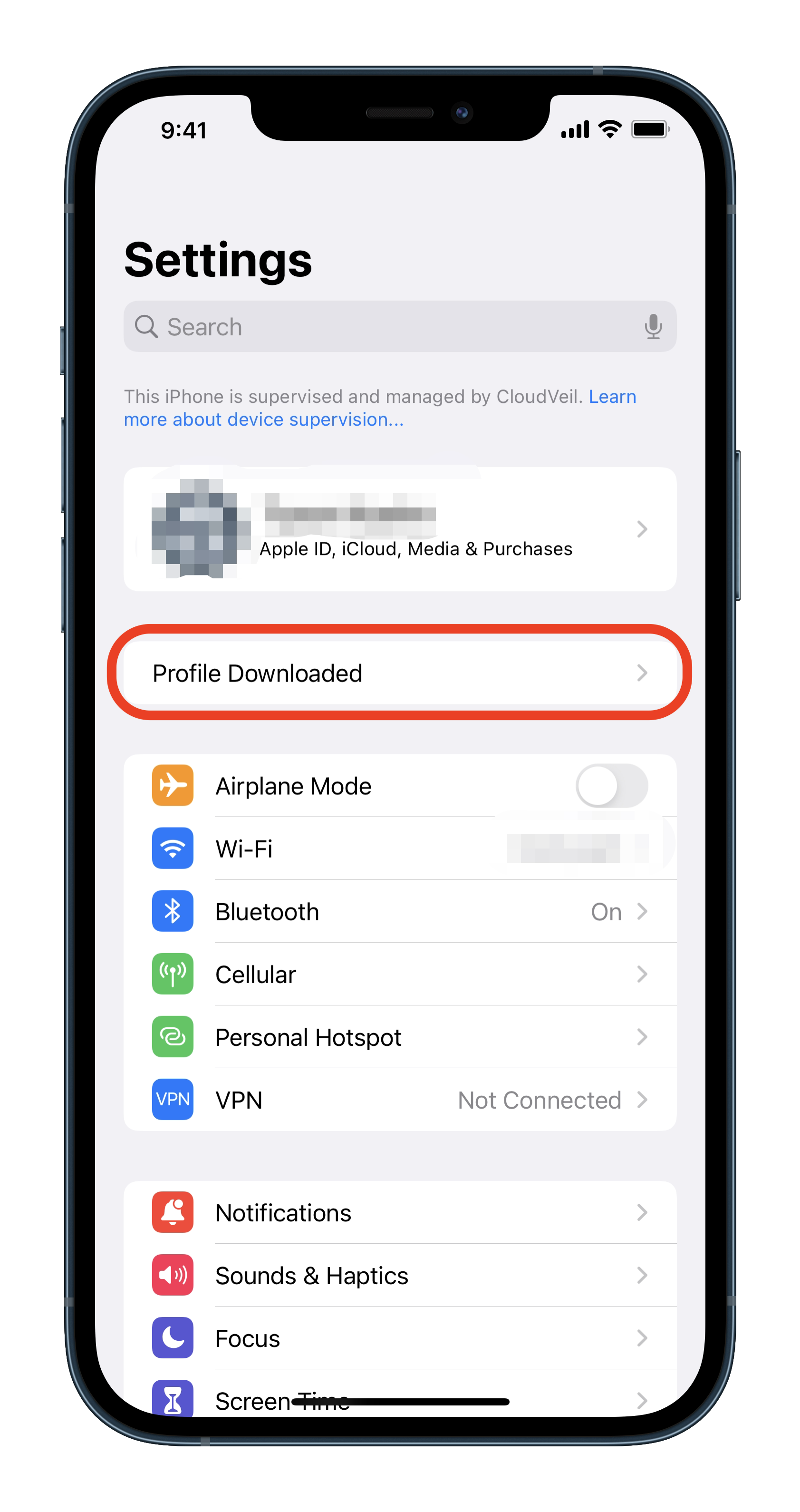 Supervised Global Enrollment CloudVeil