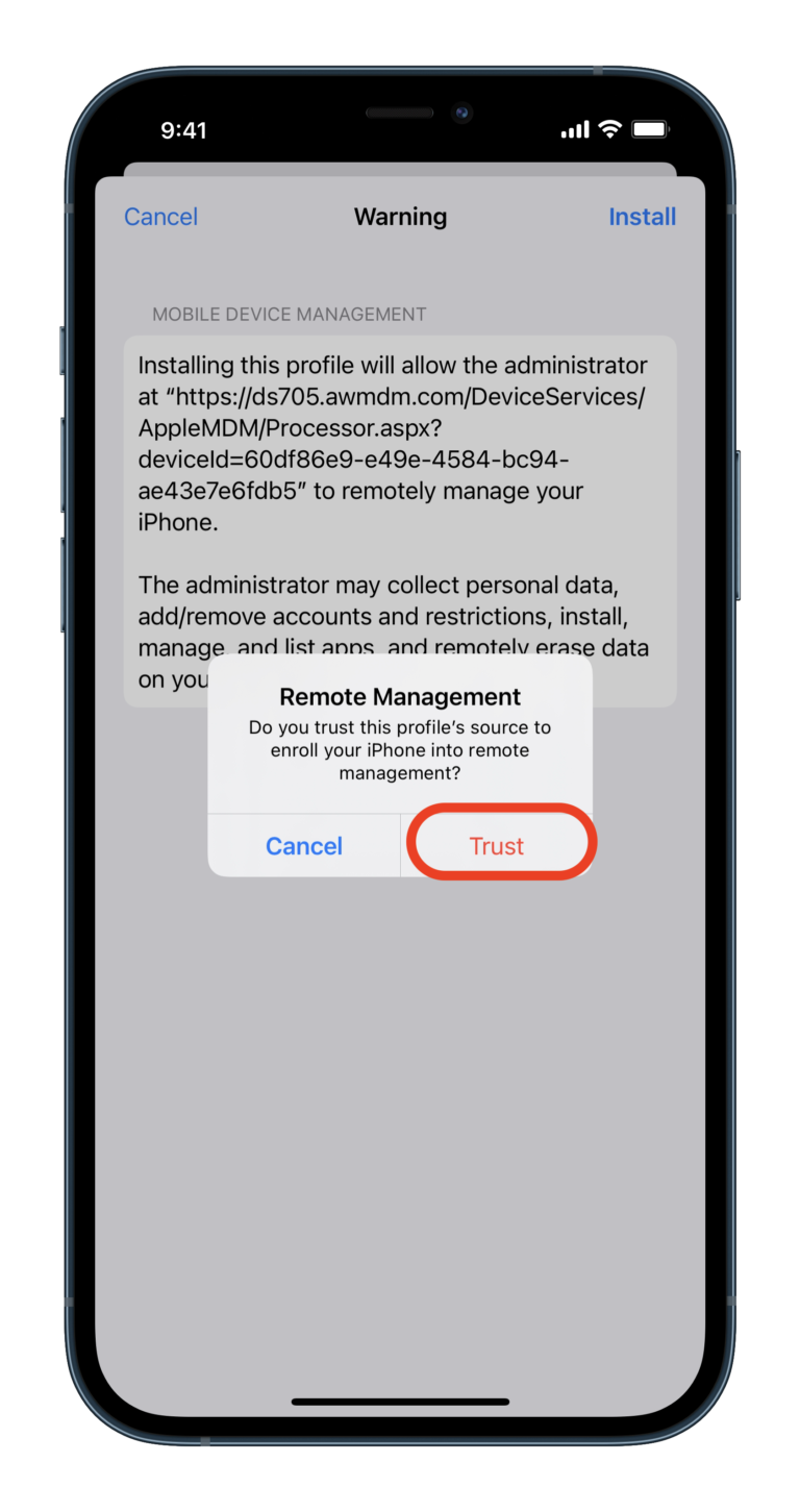 Supervised Global Enrollment CloudVeil
